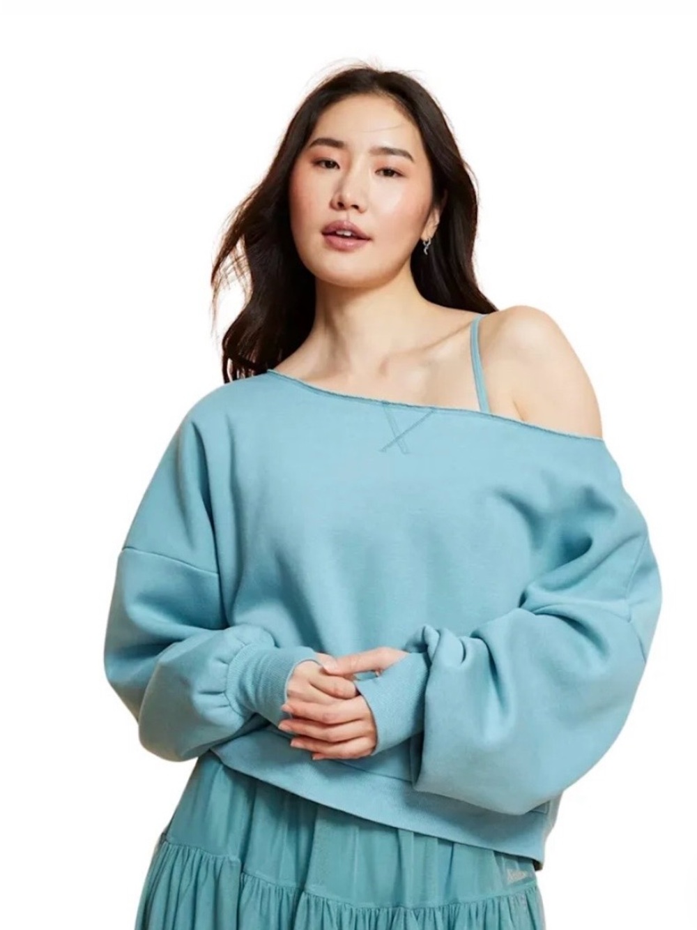 Blogilates Dance Studio Off the Shoulder Sweatshirt